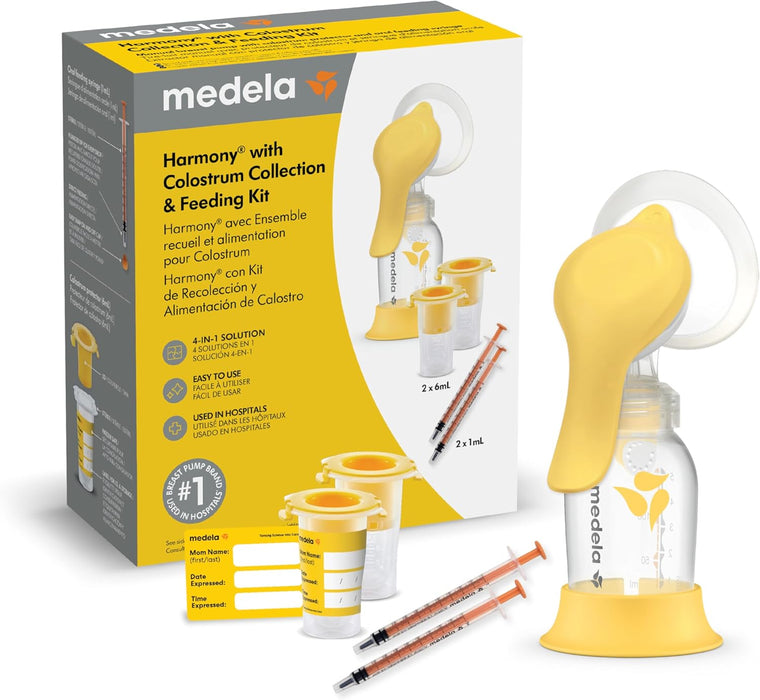 Medela® Harmony® Manual Breast Pump with Colostrum Collection & Feeding Kit