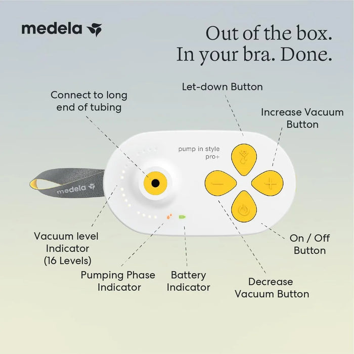 Medela® Pump In Style® Pro+ Double Electric Breast Pump | Rechargeable Portable Pump