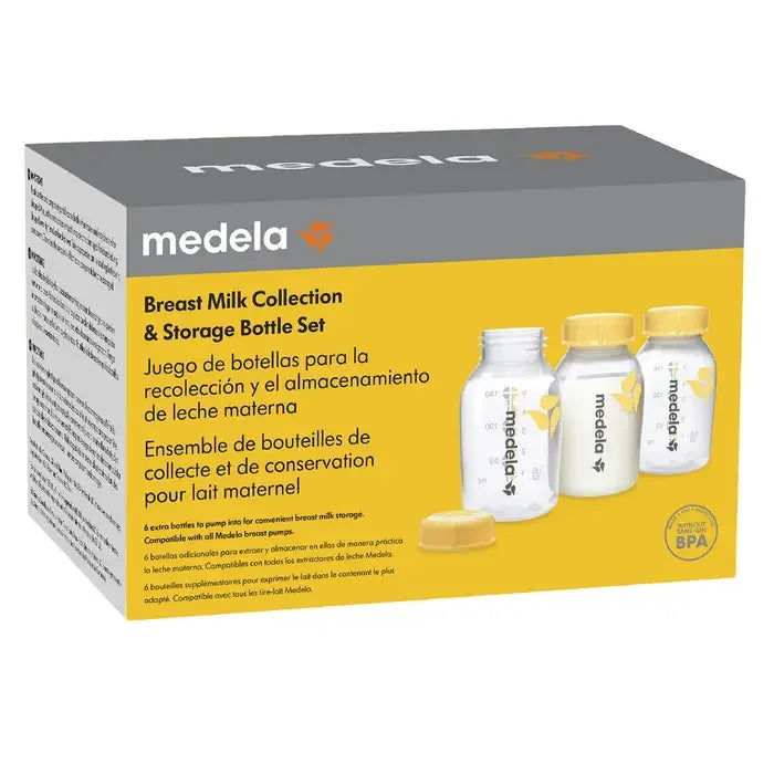 Medela® - Medela Breast Milk Collection & Storage Bottle Set – 6-Pack (150ml)
