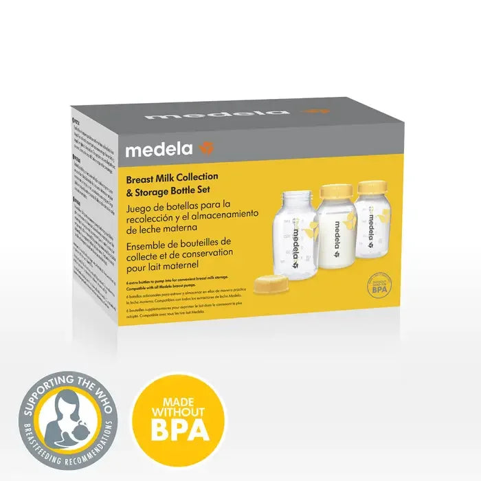 Medela® - Medela Breast Milk Collection & Storage Bottle Set – 6-Pack (150ml)