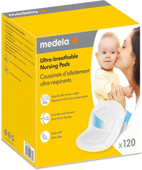 Medela® - Medela Ultra-Breathable Nursing Pads - 60 or 120 count