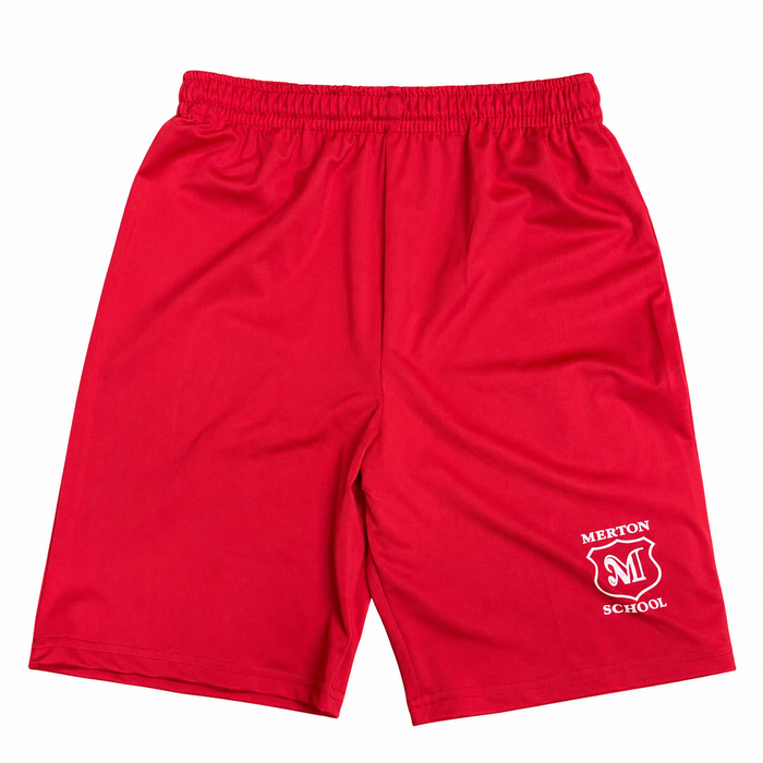 Merton Elementary School Unisex Red Shorts
