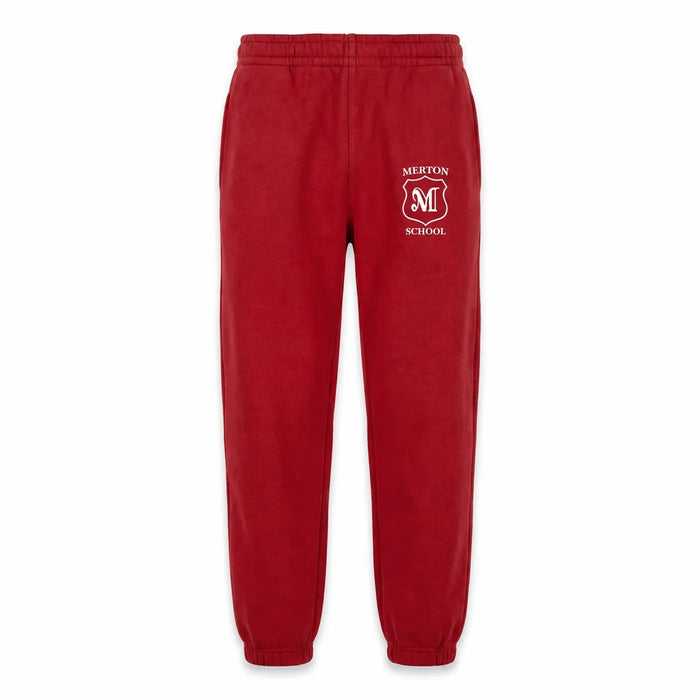 Pantalon d'uniforme scolaire rouge en molleton unisexe - École primaire Merton | Maintenant disponibles