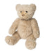 Mery Meyer 13-inch tan bear plush toy sitting upright on a white background.