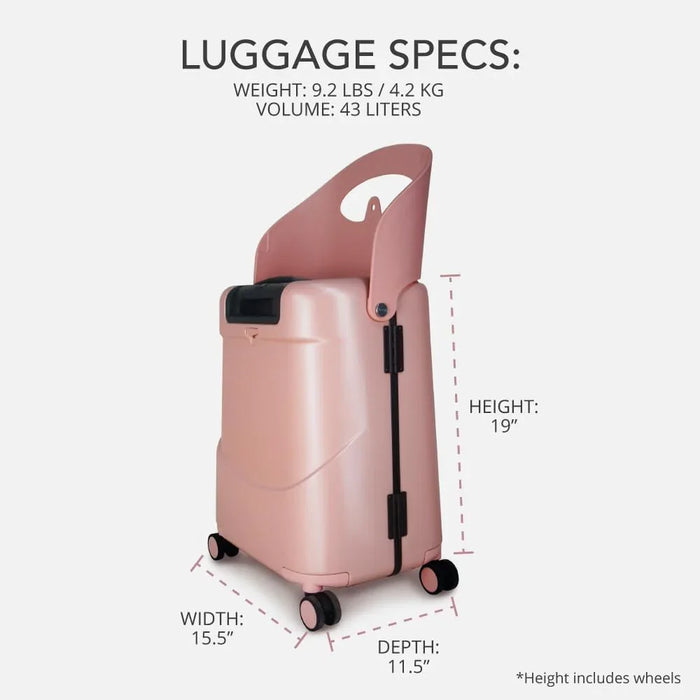 Miamily Ride-On Trolley Carry-On Luggage 18 inches - Main Image