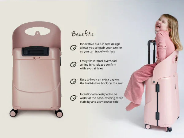 MiaMily - Miamily Ride-On Trolley Carry-On Luggage - 18 inches