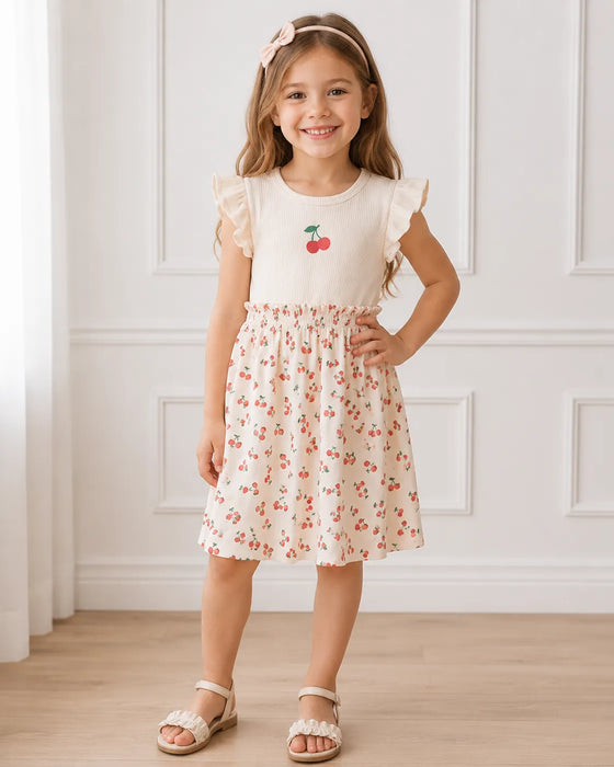 M.I.D® Baby Girls Dress Comfort Egret | Size 2-7