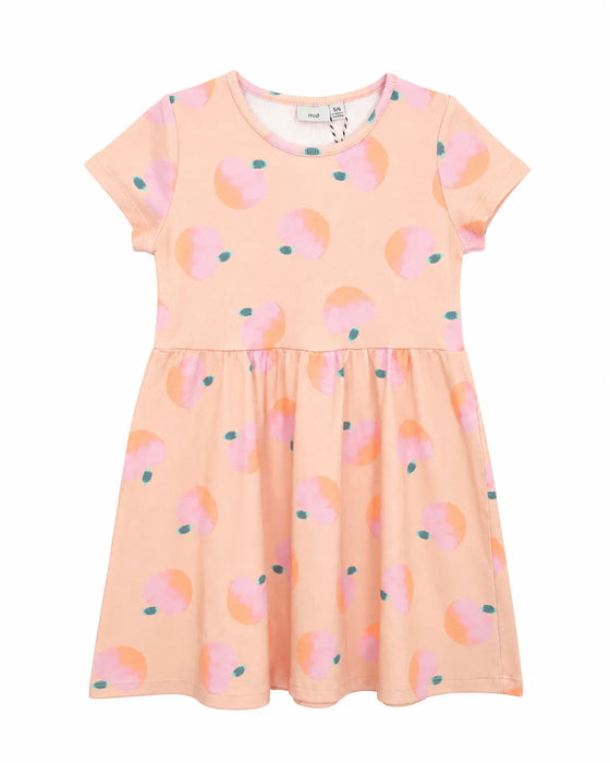 M.I.D® Toddler Girls Dress Peach | size 2-7