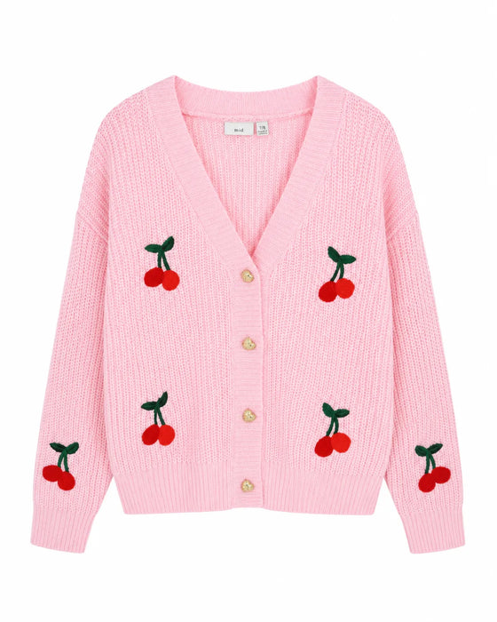 M.I.D® Youth Girl Cardigan Pink |Size 7-14