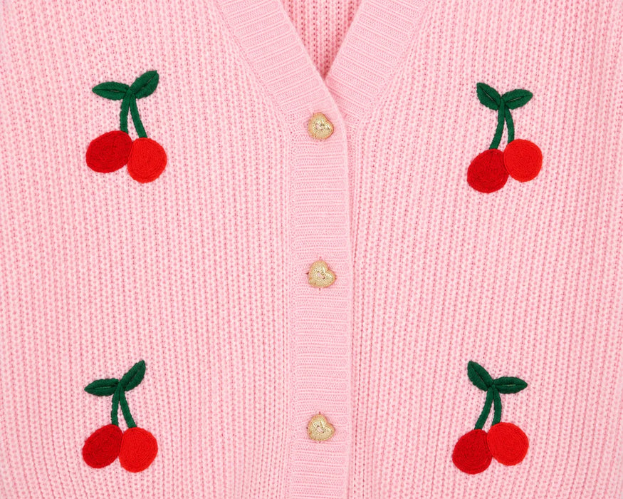 M.I.D® Youth Girl Cardigan Pink |Size 7-14