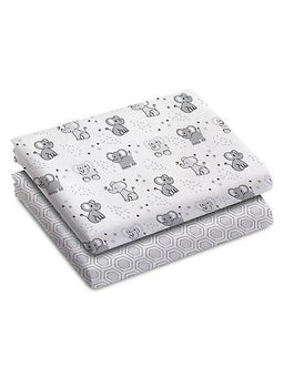Mish Mash Baby® - 2 Receiving Blankets + 1 Crib Sheet w/ Tin Box by Mish Mash