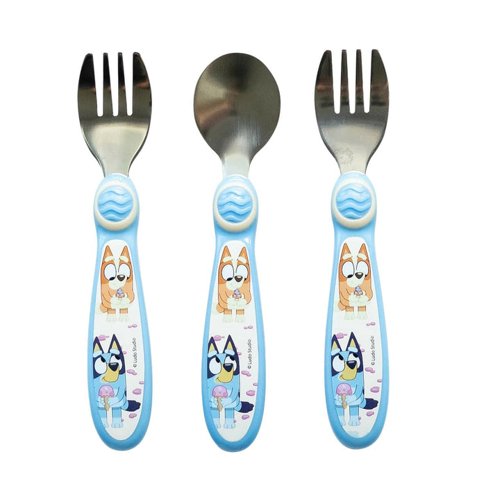 The First Years Bluey Toddler Forks and Spoon Set