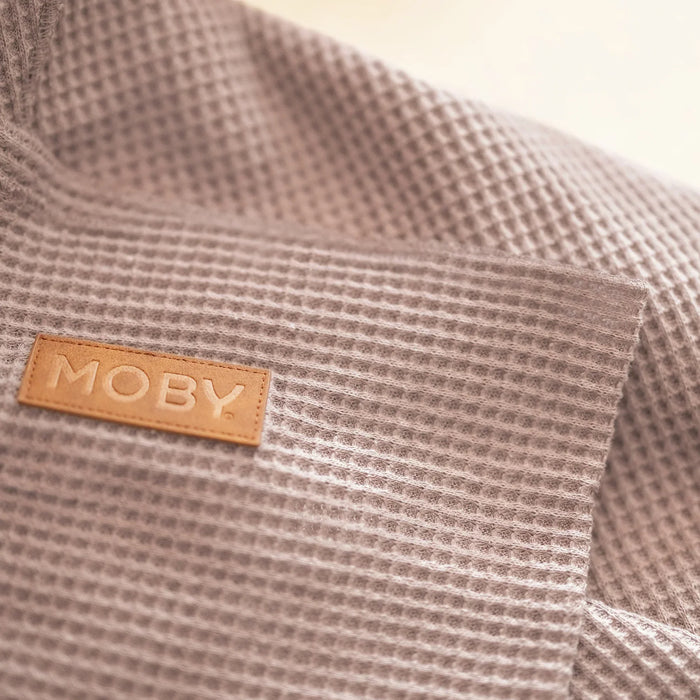 Moby® - Moby Waffle Knit Baby Wrap – Sandstone | Soft, Breathable Carrier for Newborns