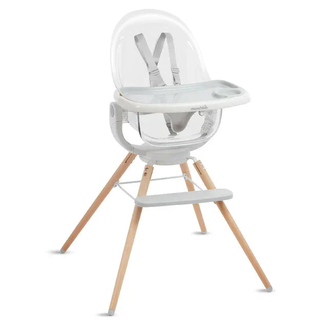 Munchkin® - 360° Cloud High Chair – Clear Seat with 360° Swivel | Munchkin Canada