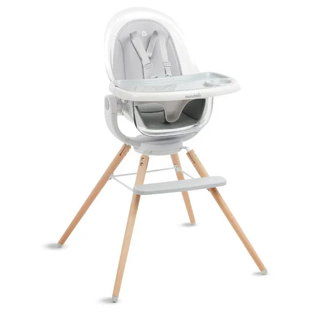 Munchkin® - 360° Cloud High Chair – Clear Seat with 360° Swivel | Munchkin Canada