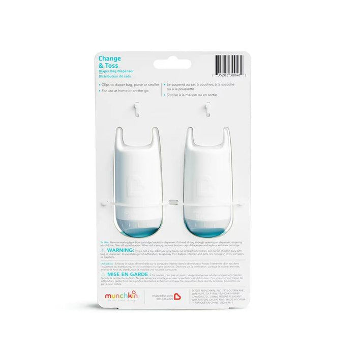 Munchkin® - Munchkin Change and Toss Diaper Bag Dispenser - with 5 diaper bag rolls