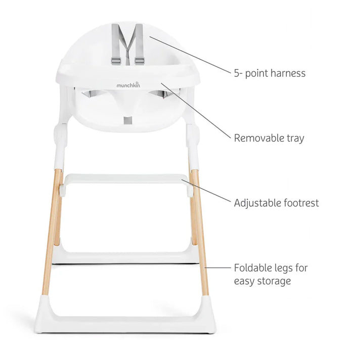 Munchkin® - Munchkin Float Easy Clean Foldable High Chair