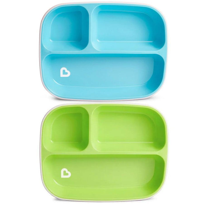 Munchkin® - Munchkin Splash Divided Baby Plate Set - Pack of 2