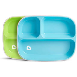 Munchkin® - Munchkin Splash Divided Baby Plate Set - Pack of 2