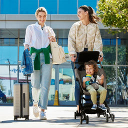 Munchkin® - Sparrow™ Ultra Compact Stroller – Black | Lightweight and Travel-Ready