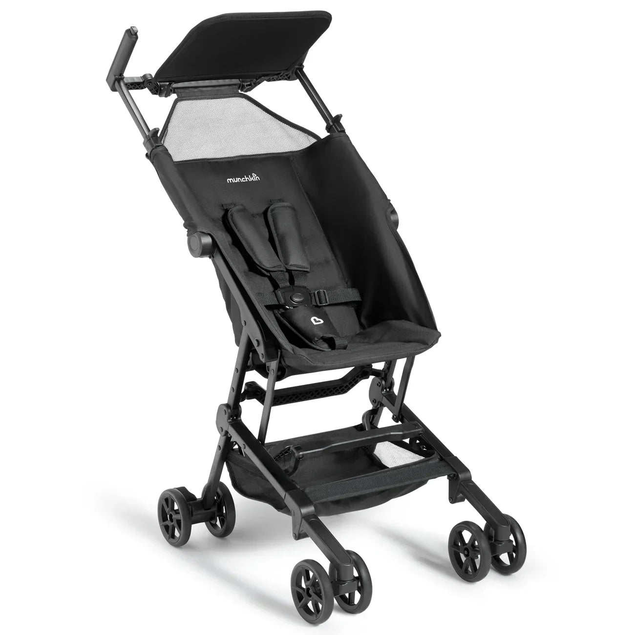 Munchkin® - Sparrow™ Ultra Compact Stroller – Black | Lightweight and Travel-Ready