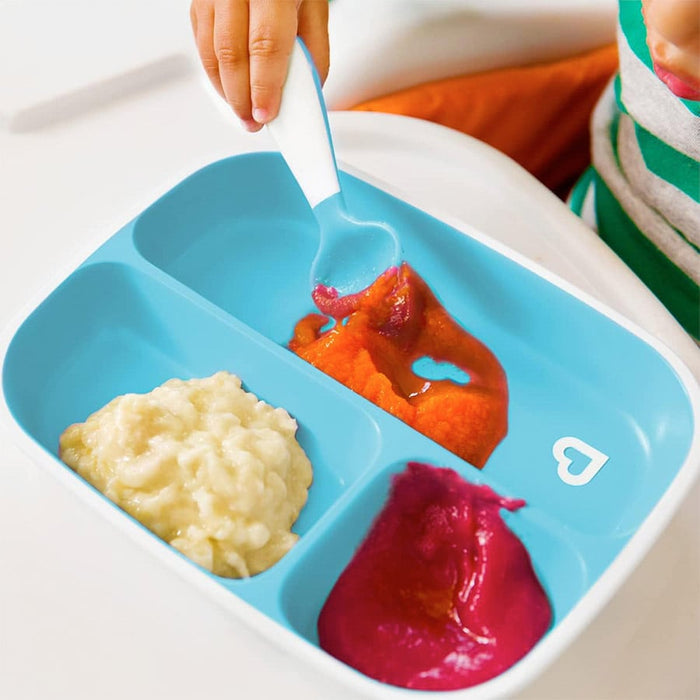 Munchkin Splash Divided Baby Plate Set - Pack of 2
