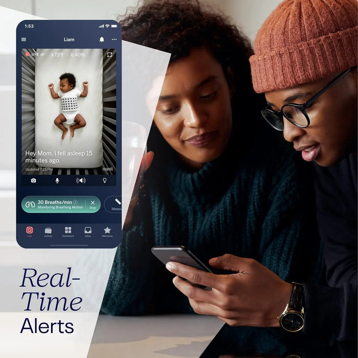 Nanit - Nanit Baby Breathing Band Monitor | Works with the Nanit Pro Camera - 3 Pack