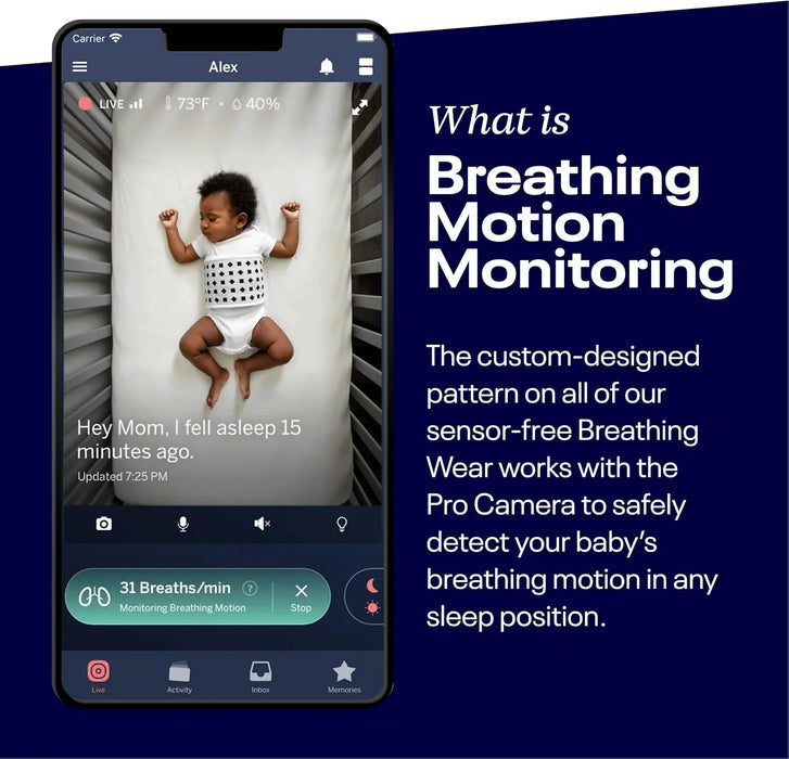 Nanit - Nanit Baby Breathing Band Monitor | Works with the Nanit Pro Camera - 3 Pack