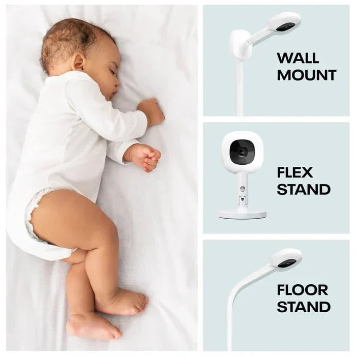 Nanit - Nanit Pro Smart Baby Monitor & Floor Stand - 1080p Wi-Fi Video & Sound Camera - White