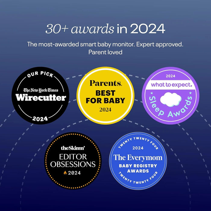 Nanit - Nanit Pro Smart Baby Monitor, Nanit Pro Camera, Wall Mount - White