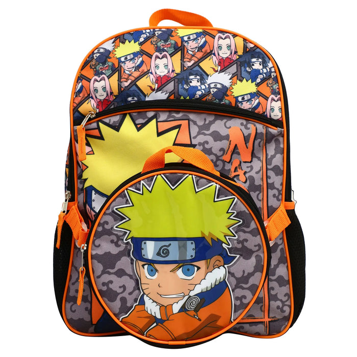Ensemble de 5 pièces Naruto® sac à dos et sac à déjeuner pour enfants