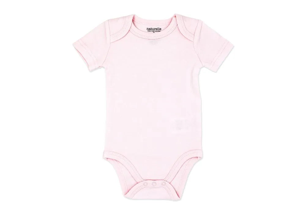 Naturelle 4 Pack Short Sleeve Bodysuit | Preemie to 12m