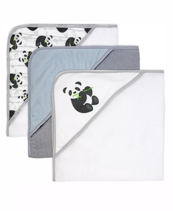 Baby Boys and Baby Girls 8 Piece Hooded Bath Towel and Wash Cloth Set