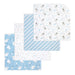 Necessities By Tendertyme - Necessities By Tendertym 4 Pack Flannel Receiving Blankets