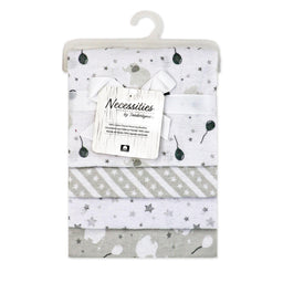 Necessities By Tendertyme - Necessities By Tendertym 4 Pack Flannel Receiving Blankets