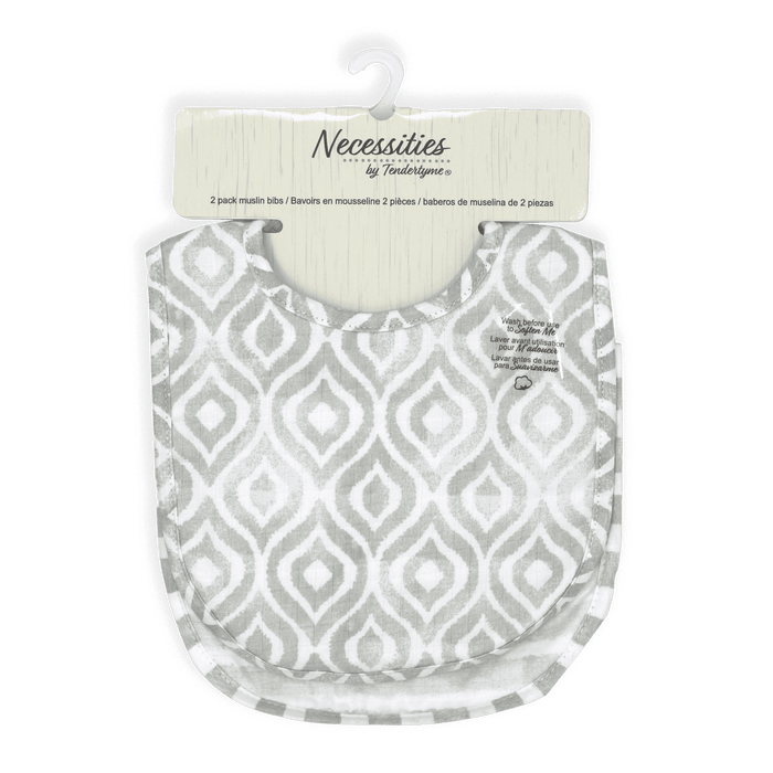 Necessities By Tendertyme - Necessities By Tendertyme 2 Pack Muslin Bib