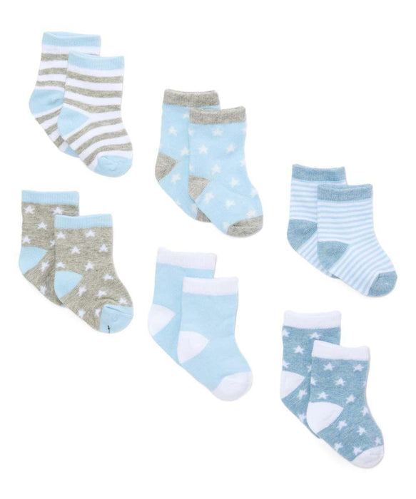 Necessities By Tendertyme - Necessities By Tendertyme Baby Sock Set - 6 Pairs