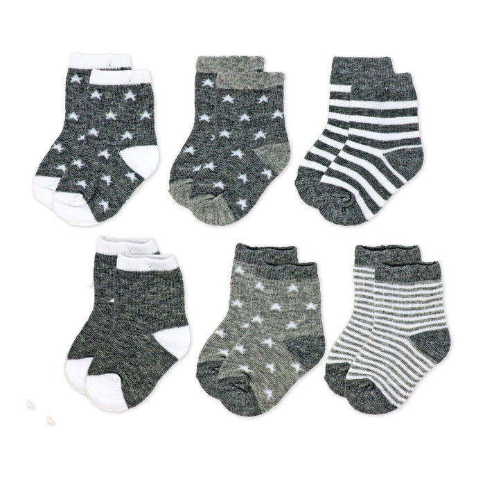 Necessities By Tendertyme - Necessities By Tendertyme Baby Sock Set - 6 Pairs
