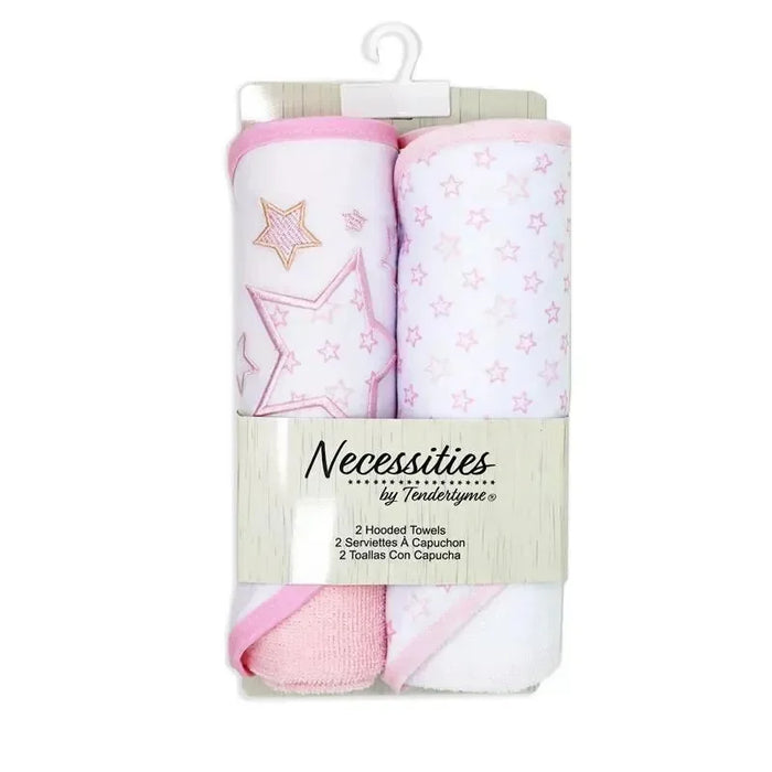 Necessities By Tendertyme - Necessities By Tendertyme Baby Star Hooded Towels - 2 Pack