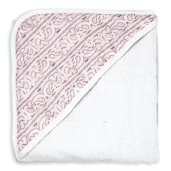 Necessities By Tendertyme - Necessities By Tendertyme Paisley Muslin Lined Hooded Towel