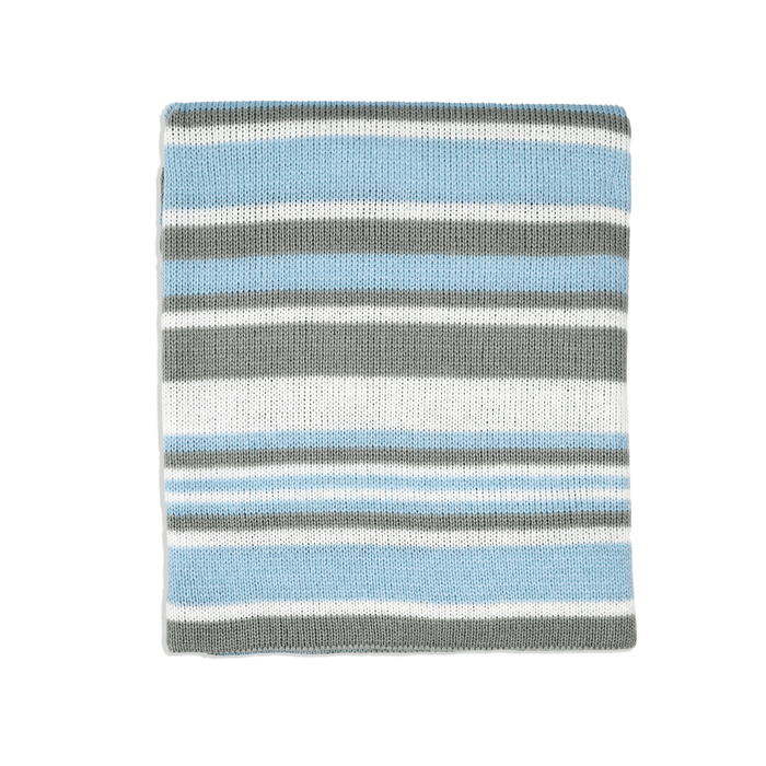 Necessities By Tendertyme - Necessities By Tendertyme Striped Knit Blanket