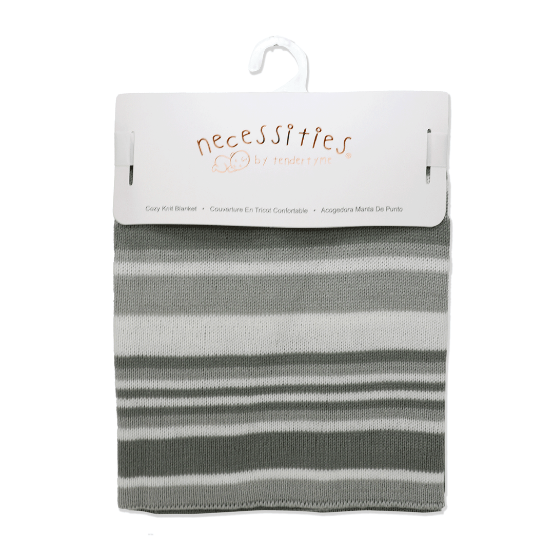 Necessities By Tendertyme - Necessities By Tendertyme Striped Knit Blanket