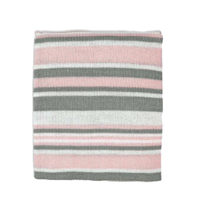 Necessities By Tendertyme - Necessities By Tendertyme Striped Knit Blanket