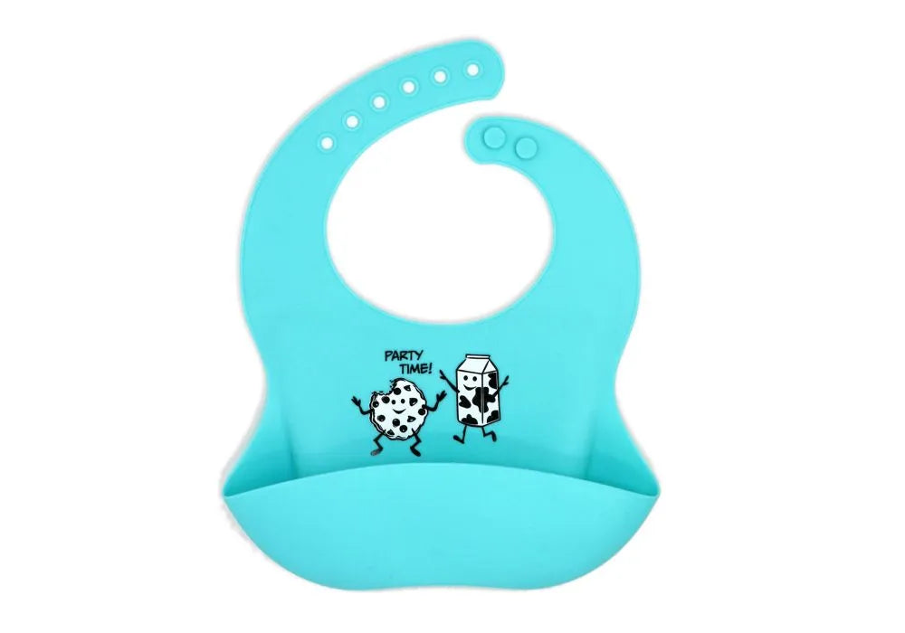 Necessities By Tendertyme Silicone Bib Feeding Set - Taco-Bout Adorable