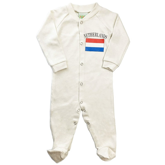 Pam Netherlands One Piece Baby Pyjama - Ivory
