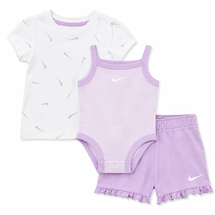 Shorts à volants 3 pièces Nike® Essentials bébé | De 0 à 24 mois