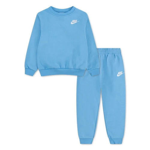 Nike Club Fleece Crew Jogger Set – Football Blue (4 to 7)