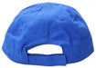 Nike Futura Curve Brim Cap for kids in blue shown from the back with adjustable strap.