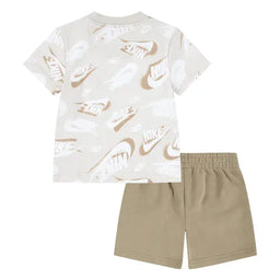 Nike® - Nike® Kids' On The Move AOP Set – Beige