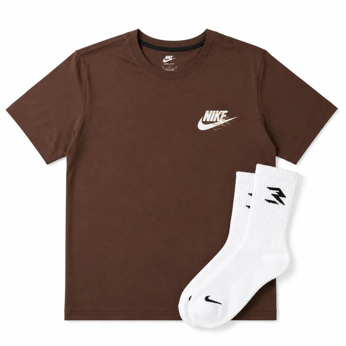 Nike® 3brand® RWB Small Mashup T-Shirt  Brown| Sizes S to XL